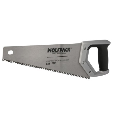 Serrucho Carpintero Bimaterial 350 mm, / 14" Acero SK5 Triple Afilado Sierra Carpintero, Serrucho Carpinteria, Sierra Costilla