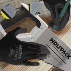 Serrucho Carpintero Bimaterial 350 mm, / 14" Acero SK5 Triple Afilado Sierra Carpintero, Serrucho Carpinteria, Sierra Costilla