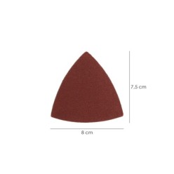 Lija Triangular Para Herramienta Multifuncion, Pack 20 Lijas