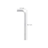 Llave Allen Larga Acero Cromo Vanadio Profesional 2,5 mm, Llave Hexagonal, Llave Allen Taller Mecanica, Llave Allen Bricolaje al