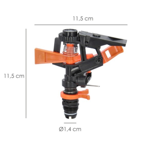 Aspersor Riego Regulable Sectorial Plastico  Toma 1/2" Fabricado En plastico, Riego De Jardines / Cesped al por Mayor | Almacén 
