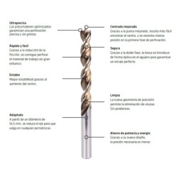 Broca Alpen Madera Timber Twist Ø 6,0 mm, (Blister 1 Unidad)