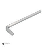 Llave Allen Larga Acero Cromo Vanadio Profesional 3,5 mm, Llave Hexagonal, Llave Allen Taller Mecanica, Llave Allen Bricolaje al