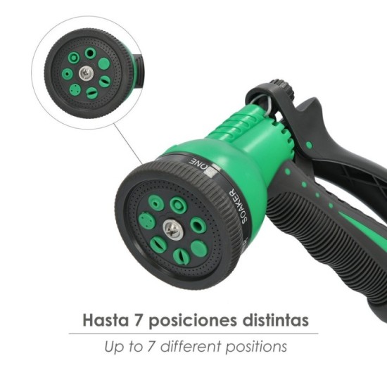 Pistola Riego Plastico ABS 7 Posiciones, al por Mayor | Almacén de Ferretería