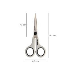 Tijeras Multiuso Acero Inoxidable 5,5" / 140 mm, Hojas Acero Inoxidable, Mango Comodo y Suave