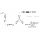 Conector Manguera Plastico Universal  1/2" 5/8" 3/4" al por Mayor | Almacén de Ferretería