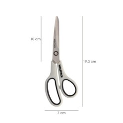 Tijeras Multiuso Acero Inoxidable 7,5" / 180 mm, Hojas Acero Inoxidable, Mango Comodo y Suave
