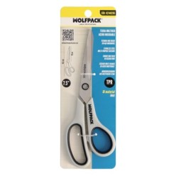 Tijeras Multiuso Acero Inoxidable 7,5" / 180 mm, Hojas Acero Inoxidable, Mango Comodo y Suave