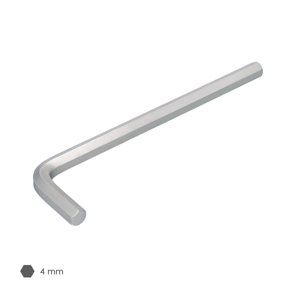 Llave Allen Larga Acero Cromo Vanadio Profesional 4,0 mm, Llave Hexagonal, Llave Allen Taller Mecanica, Llave Allen Bricolaje al