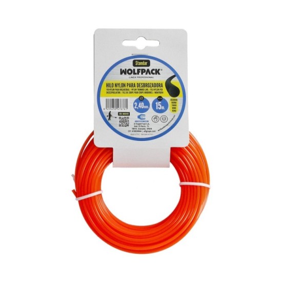 Hilo Nylon Redondo Ø 2,4 mm, (Rollo 15 metros) al por Mayor | Almacén de Ferretería