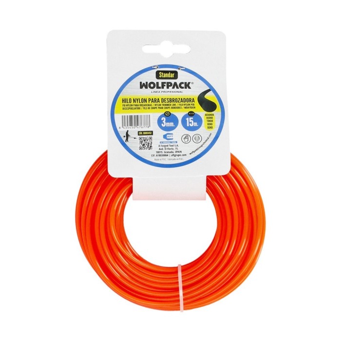 Hilo Nylon Redondo Ø 3,0 mm, (Rollo 15 metros) al por Mayor | Almacén de Ferretería