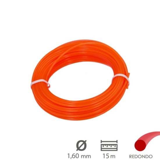 Hilo Nylon Redondo Ø 1,6 mm, (Rollo 15 metros) al por Mayor | Almacén de Ferretería