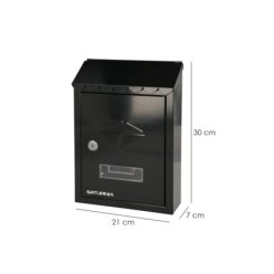 Buzon Exterior Residence 205 x 300 x 70 mm, Negro