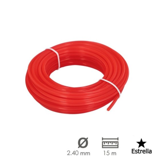 Hilo Nylon Estrella Ø 3,0 mm, (Rollo 15 metros) al por Mayor | Almacén de Ferretería