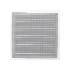Rejilla Ventilación Aluminio Con Mosquitera Atornillable 175 x 175 mm, Color Blanco
