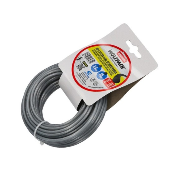 Hilo Nylon/Aluminio Redondo Profesional Ø 3,5 mm, (Rollo 10 metros) al por Mayor | Almacén de Ferretería
