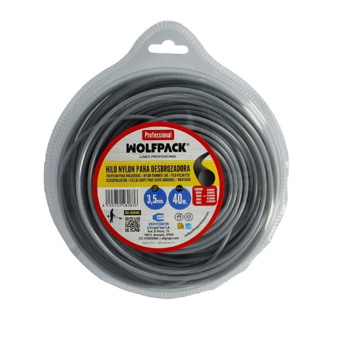 Hilo Nylon / Aluminio Redondo Profesional Ø 3,5 mm, (Dispensador 40 metros) al por Mayor | Almacén de Ferretería