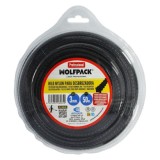 Hilo Nylon Desbrozadoras Cuadrado Dentado Profesional Ø 3,0 mm, Rollo 50 metros, Hilo Nylon Corte Desbrozadores Hierba, al por M