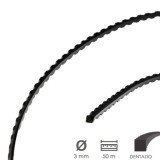 Hilo Nylon Desbrozadoras Cuadrado Dentado Profesional Ø 3,0 mm, Rollo 50 metros, Hilo Nylon Corte Desbrozadores Hierba, al por M