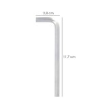 Llave Allen Larga Acero Cromo Vanadio Profesional 5,0 mm, Llave Hexagonal, Llave Allen Taller Mecanica, Llave Allen Bricolaje al