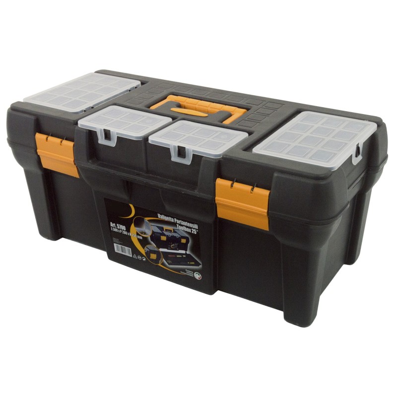 Caja Herramientas Polipropileno  580x280x250 mm, Caja Almacenaje, Malentin Organizador, Organizador Plastico