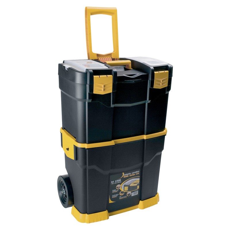 Carro Portaherramientas / Maletín De Herramientas Con Ruedas 460x280x665 mm, Caja Almacenaje, Malentin Organizador