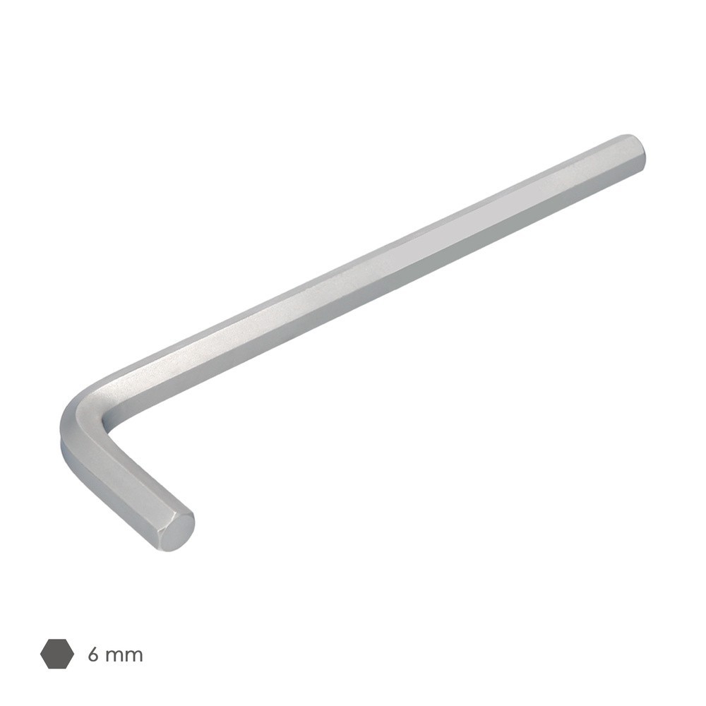 Llave Allen Larga Acero Cromo Vanadio Profesional 6,0 mm, Llave Hexagonal, Llave Allen Taller Mecanica, Llave Allen Bricolaje al