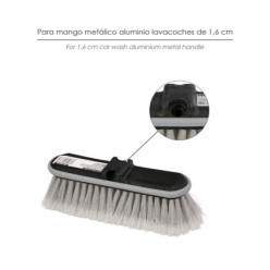 Cepillo Lavacoches Grande Extra Suave 28x9,5 cm, Protector De Goma, Limpieza De Coches, Camiones, Motos, Furgonetas