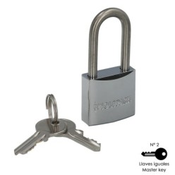 Candado Inoxidable Arco Largo 30mm,