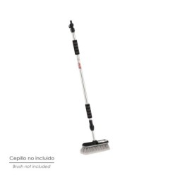 Mango Metalico Aluminio Para Cepillo Lavacoches, Medida de 100 a 150 cm ,