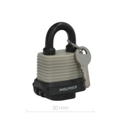 Candado Intemperie Arco Normal 30mm,