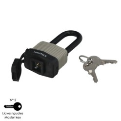 Candado Intemperie Arco Largo 40 mm,