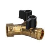 Adaptador Manguera Laton 2 Tomas Macho 3/4", Duplicador Grifo, Adaptador 2 Vias, Entrada 3/4" Hembra al por Mayor | Almacén de F
