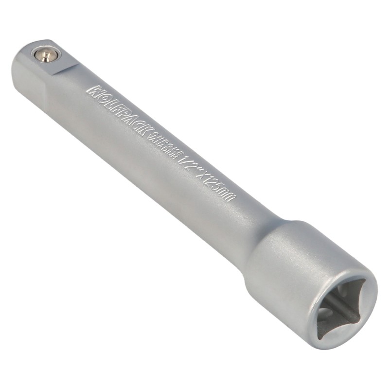 Alargadera Llave De Vaso Cuadradillo 1/2" Longitud 125 mm, Acero Cromo Vanadio