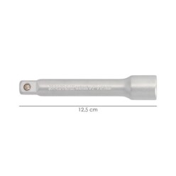 Alargadera Llave De Vaso Cuadradillo 1/2" Longitud 125 mm, Acero Cromo Vanadio