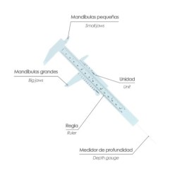 Calibre Plastico 150mm,