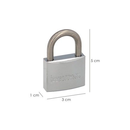Candado Inoxidable Arco Normal  30mm,