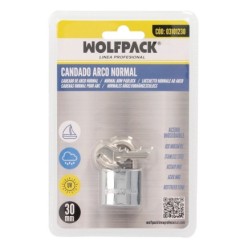 Candado Inoxidable Arco Normal  30mm,
