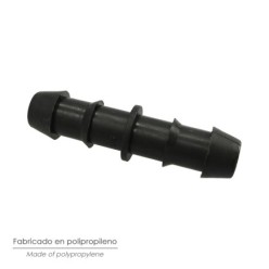 Enlace Simple Para Tuberias Goteo Ø 16 mm, (Bolsa 100 Piezas) Riego Por Goteo, Microaspersión, Riego Por Nebulizacion