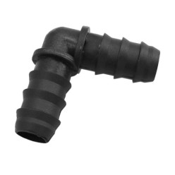 Codo Simple Para Tuberias Goteo Ø 16 mm, (Bolsa 100 Piezas) Riego Por Goteo, Microaspersión, Riego Por Nebulizacion