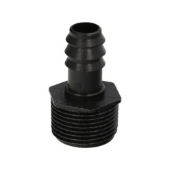 Union Rosca Macho 3/4" A Toma Para Tuberias Goteo Ø 16 mm, (Bolsa 100 uds) Riego Por Goteo, Microaspersión, Riego Nebulizacion