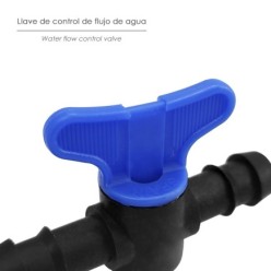 Llave De Paso Extra Para Tuberias Goteo Ø 16 mm, (Bolsa 50 Piezas) Riego Por Goteo, Microaspersión, Riego Por Nebulizacion