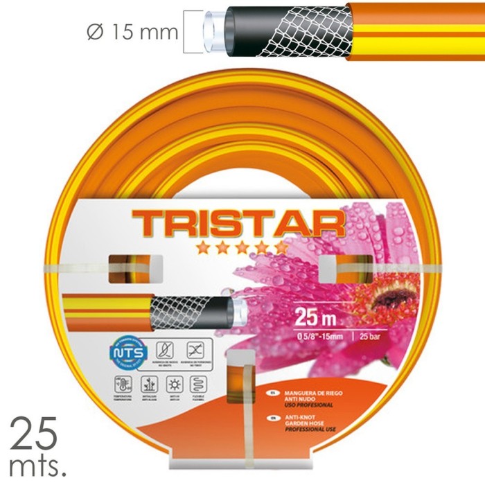 Manguera Tricotado No Torsion 15 mm, - 5/8" Rollo 25 Metros al por Mayor | Almacén de Ferretería