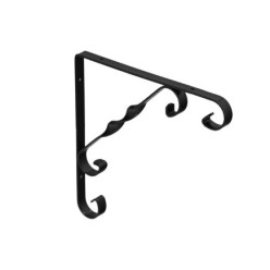 Palomilla Ornamental Reforzada Color Negro 150x150 cm, Palomilla Estante, Soporte Estanteria Escuadra Leja