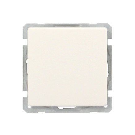 Interruptor Conmutador Cruzado (Mecanismo) Interruptor Pared, Bastidor Metalico, Interruptor Luz, Pulsador, Color Blanco