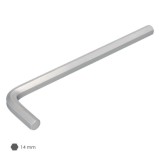 Llave Allen Larga Acero Cromo Vanadio Profesional 14,0 mm, Llave Hexagonal, Llave Allen Taller Mecanica, Llave Allen Bricolaje a