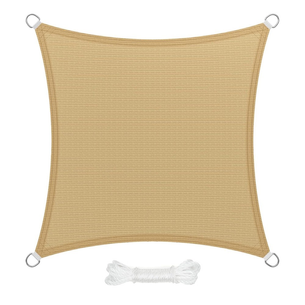Toldo Vela Sombra Jardin Cuadrada 3,6x3,6 metros Beige al por Mayor | Almacén de Ferretería