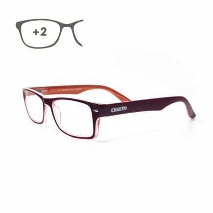 Gafas Lectura Kansas Morado / Naranja, Aumento +2,0 Gafas De Vista, Gafas De Aumento, Gafas Visión Borrosa