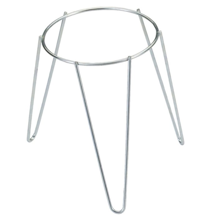 Soporte Maceta Pie Zincado 18 cms al por Mayor | Almacén de Ferretería