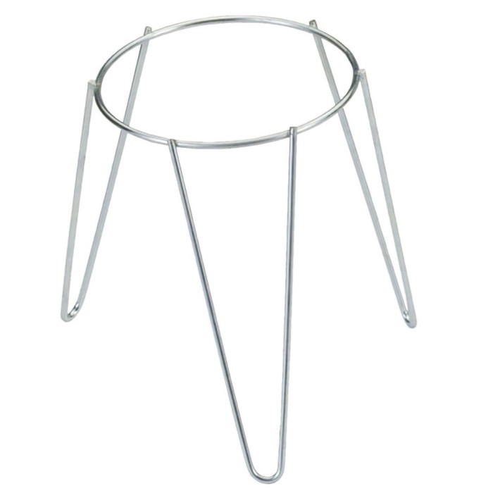 Soporte Maceta Pie Zincado 22 cms al por Mayor | Almacén de Ferretería
